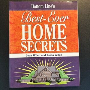 Bottom Line Home Secrets Book Unisex OS Orange Excellent Retro 902080